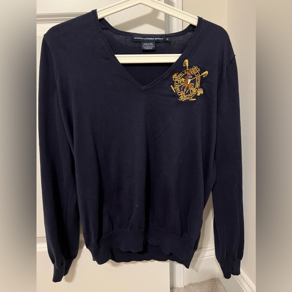 Ralph Lauren Sport Navy Sweater